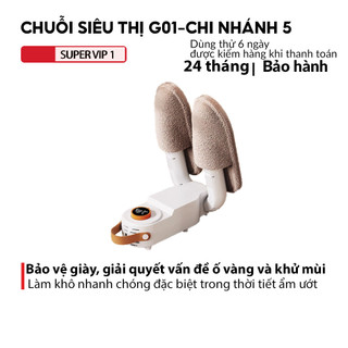 Máy Sấy Giày Dép Đa Năng Shoe Dryer, Diệt Khuẩn UV, Hẹn Giờ, Tự Động Cân Bằng Nhiệt