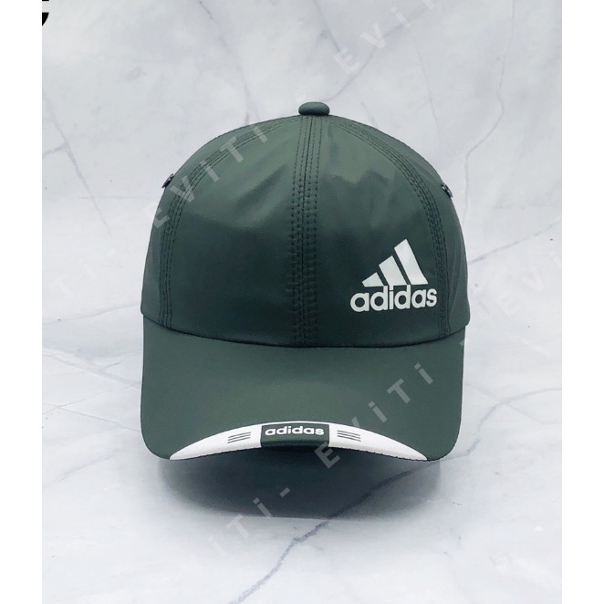 Nón lưỡi trai Adidas Vải Dù Cao Cấp Xanh Rêu, Nón adidas Kết Trơn Nam Nữ Hot Trend