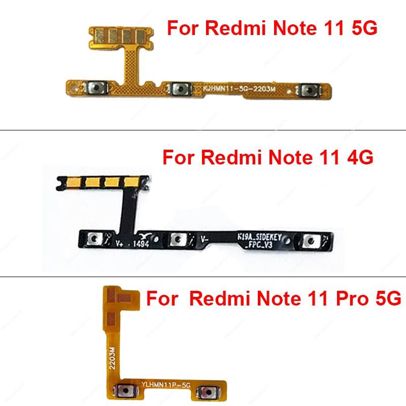 Cáp mềm âm lượng điện cho Xiaomi Redmi Note 11 21091116AC Note 11 4G 21121119SC Note 11 Pro 21091116