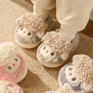  Cheerful Mario Giày Cheerful Mario Cho Bé Cừu Dễ Thương Trong Nhà Ngoài Trời Len Trẻ Em Tập Đi dép bông Cho Bé Trai Và Bé Gái 