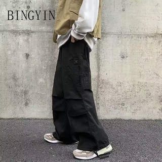 BINGYIN quần ống rộng quần dài nam 2024 NEW STYLE MFK23A0U7N 37Z240908