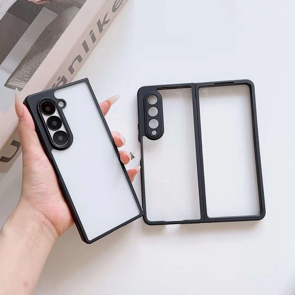 Ốp lưng doanh nghiệp mờ trong suốt Z Fold 7 6 5 Classic cho Samsung Galaxy Z Fold7 Z Fold6 Fold5 Ốp 