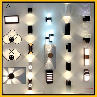  Đèn Cầu Thang Đèn Hắt Tường 2 Đầu 4 6 8 Mắt IP 66 Kháng Nước Kháng Bụi Đèn Trang TRí Ngoài Trời BH Chính hãng 