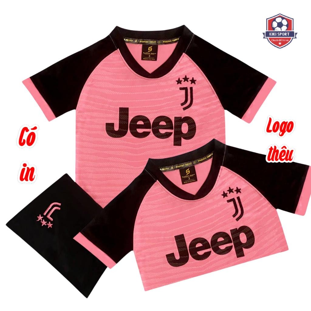 [Đồ trẻ em - Hàng nhập thái] Juventus hồng 2024 Quần áo bóng đá trẻ em Chất thun lạnh Siêu đáng yêu 