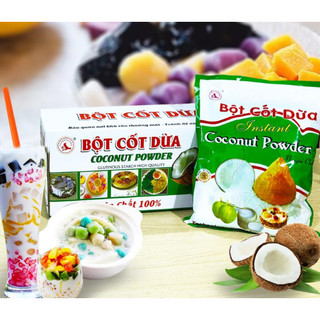 Bột cốt dừa không đường - hiệu Tuấn Phương - gói 50g