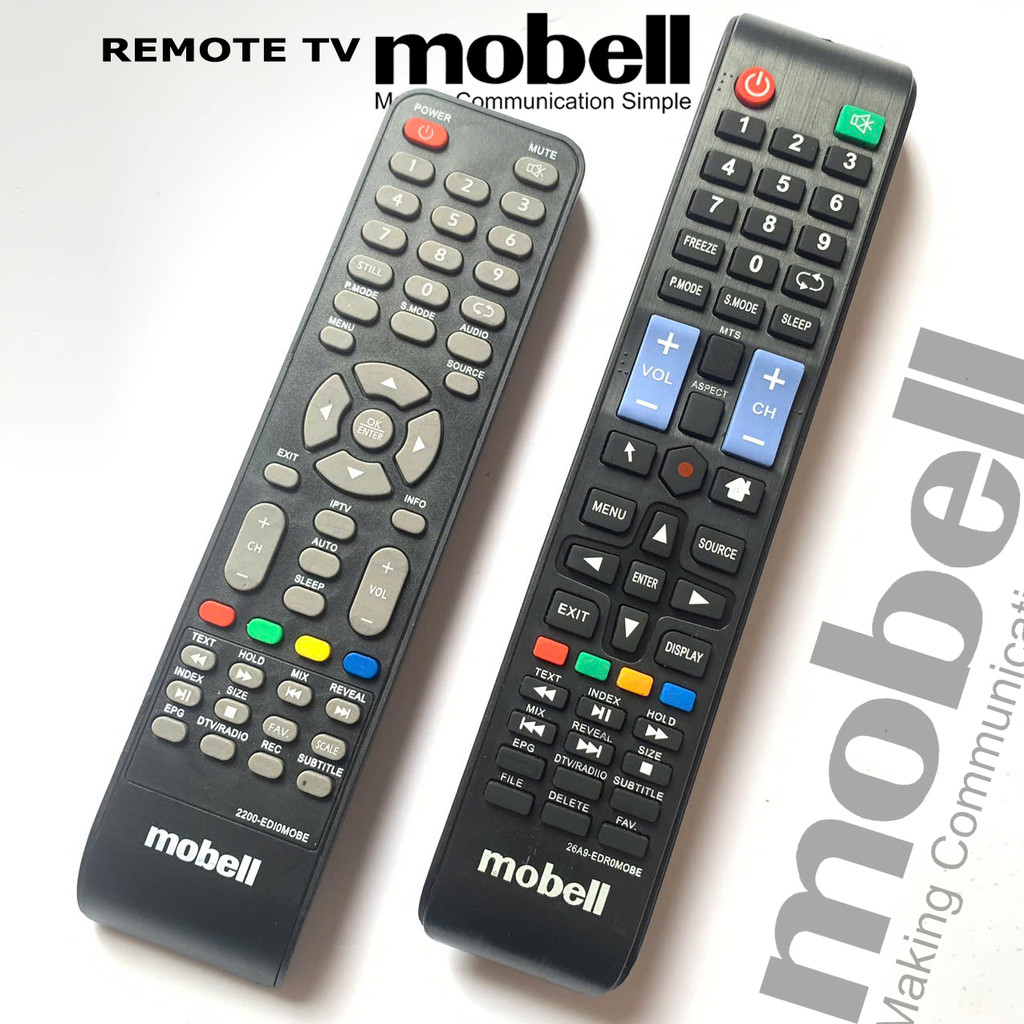 REMOTE Điều khiển MOBELL [CHỌN MẪU] Loại đẹp sử dụng các loại tv Hãng MOBELL