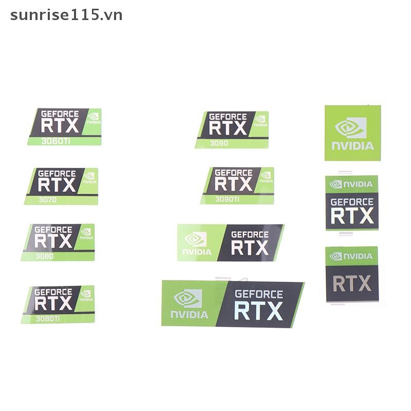 Nhãn card đồ họa máy tính xách tay SRVN RTX 3090TI 3070 3060.