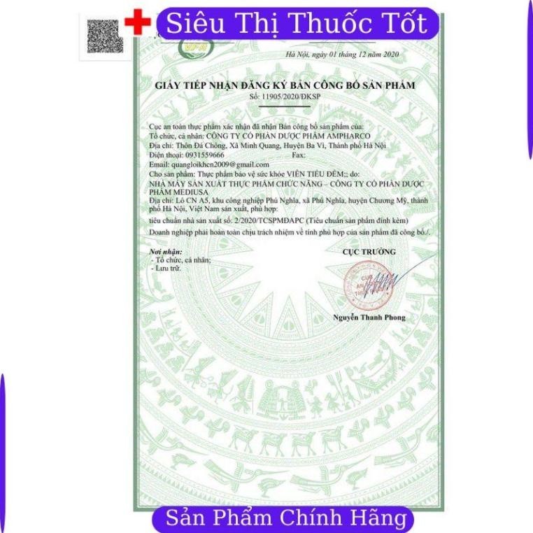 Viên uống giảm tiểu đêm, tiểu rắt, thận yếu dùng cho nam, nữ (Lọ 30 viên nang) f