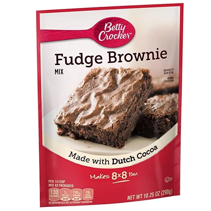 [Mỹ] bột làm bánh fudge brownie pha sẵn Betty Crocker gói 290g
