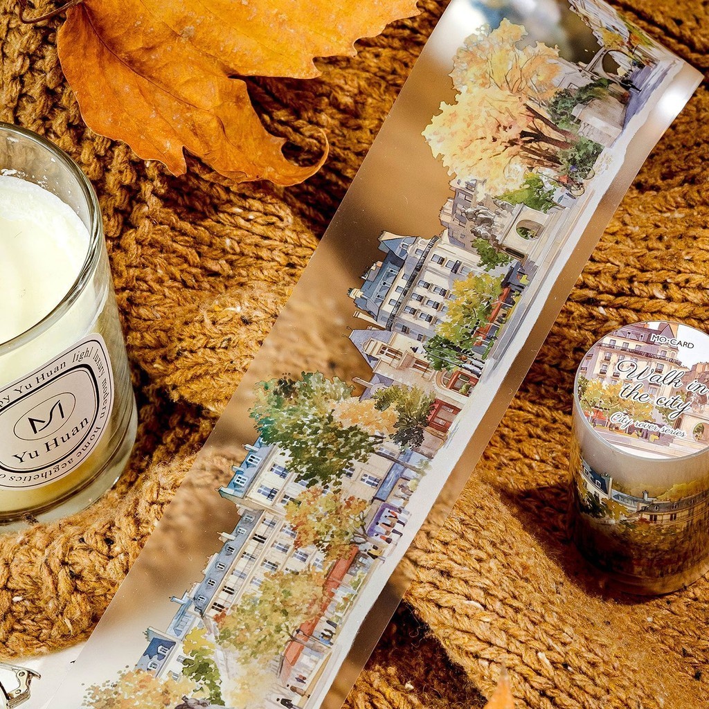 PET Washi Băng Washi Trong Suốt Băng Washi Mùa Thu Theo Chủ Đề Washi Băng Nhật Ký Cho Thủ Công Băng 