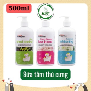 [500ml] Sữa tắm dành cho chó DoggyMan - Chai 500ml - KAT Love Pet