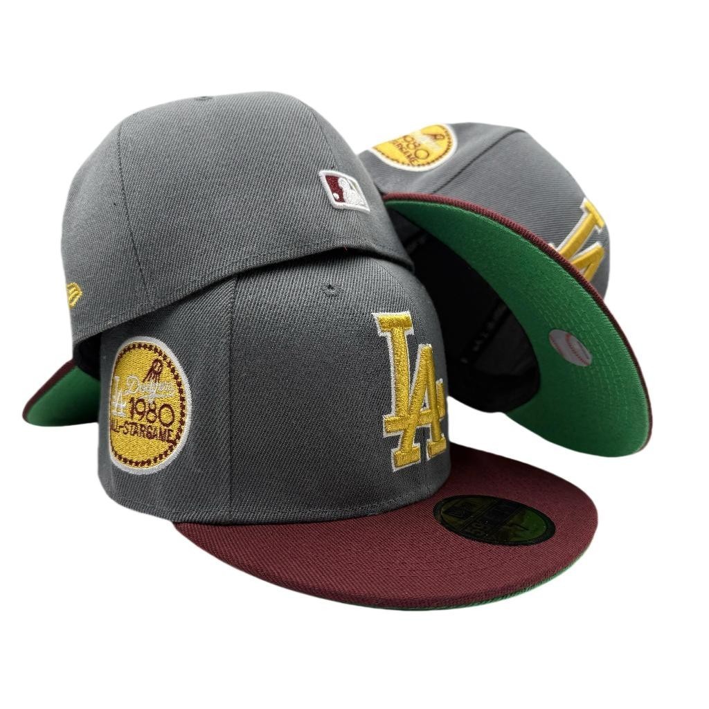 Chất Lượng Cao MLB LA Los Angeles Dodgers Được Trang Bị Mũ 59FIFTY Mũ Full Đóng Lưng Thể Thao Ngoài 
