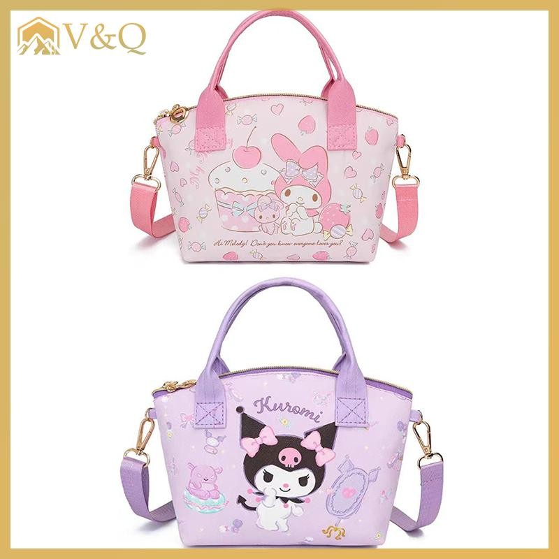 Littleloves1 Đáng Yêu Sanrio Cinnamoroll Hello Kitty Tote Túi Xách Phong Cách Đa Năng Với Đáng Yêu K