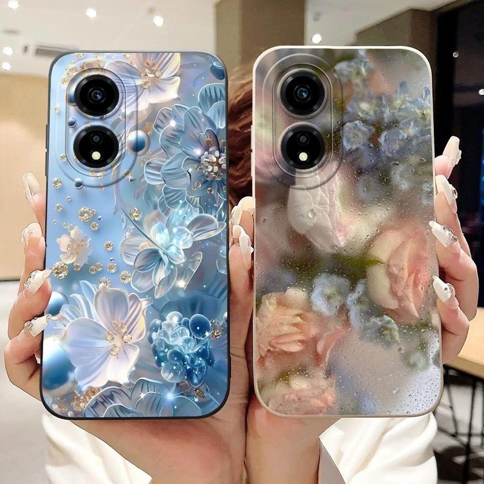 Dành Cho Huawei Honor X5 Plus X5B Plus Ốp Lưng Sử Dụng Cho Honor X5 X5b Ốp lưng Hoa Bướm Hoạt Hình C