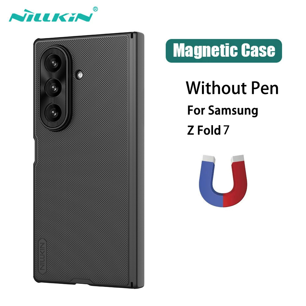 Ốp lưng Samsung Galaxy Z Fold7 Fold 7 Nillkin Frosted Shield Fold Prop Vỏ từ tính