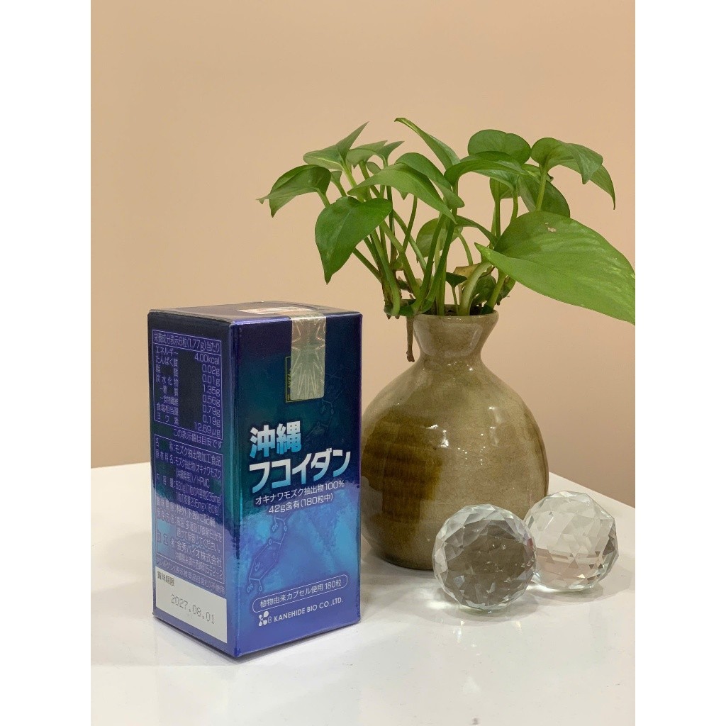 Viên Tảo Uống Fucoidan Okinawa Xanh N Nhật Bản 180 Viên