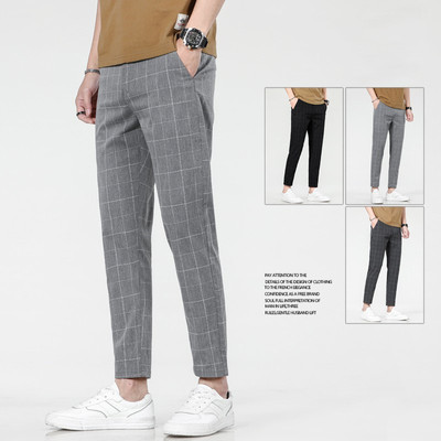 Quần Crop Nam Slim Fit Co Dãn, Lưới Thoáng Khí Cho Thể Thao Hàng Ngày - TJ101