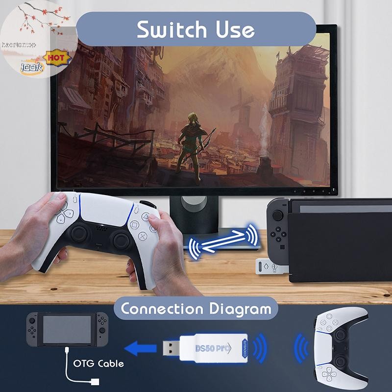 Haostontop Coov DS50 pro dành cho Bộ điều khiển cho / / Bộ chuyển đổi PC Multi Player VN