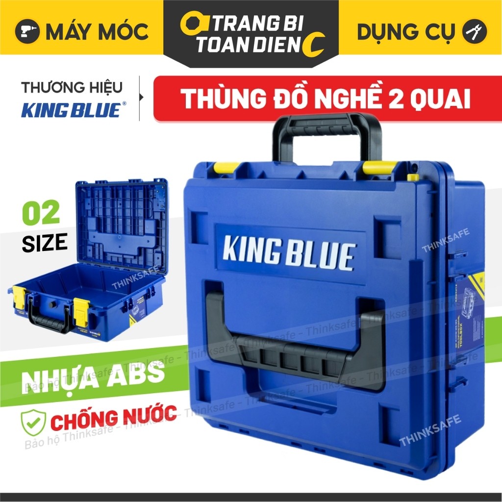Thùng đựng đồ nghề, máy móc KingBlue KHD4212/ KHD4216 Thùng đồ nghề Hộp nhựa ABS Chống nước, Chống v