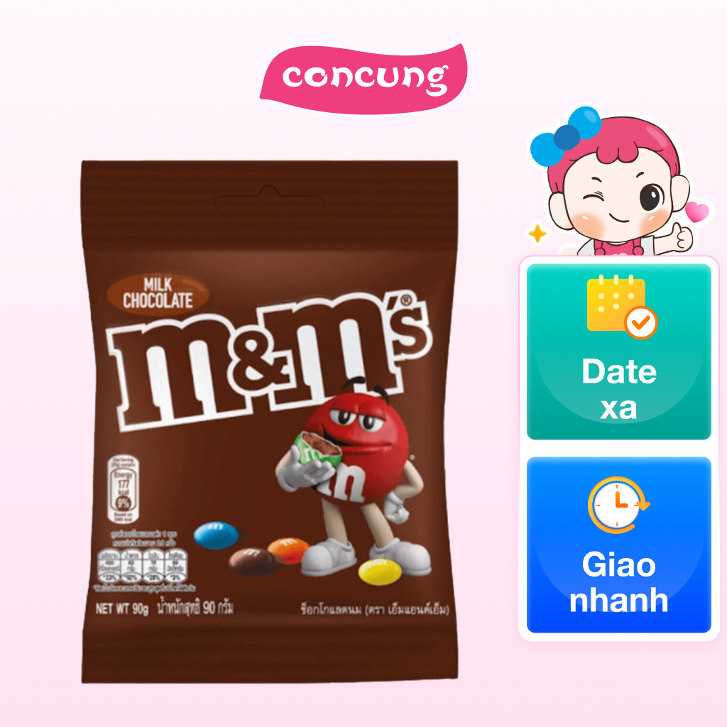 Kẹo Chocolate M&M's Milk 90g