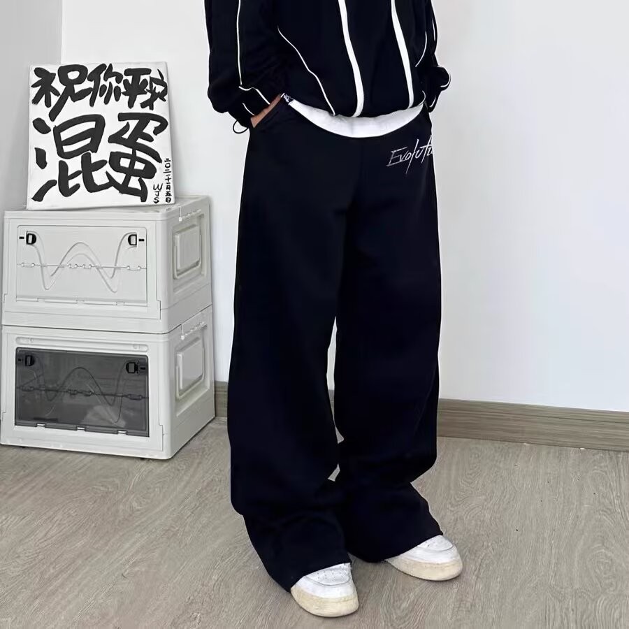 Quần tây nam dáng suông basic đen phong cách Hàn Quốc M-8XL Plus size | BigBuy360 - bigbuy360.vn