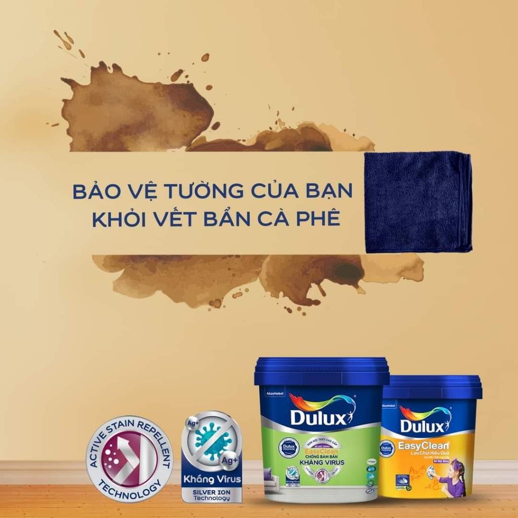 1 Lít Sơn 99AB_DULUX EASY CLEAN BÓNG (Lau Chùi Hiệu Quả Nội Thất)