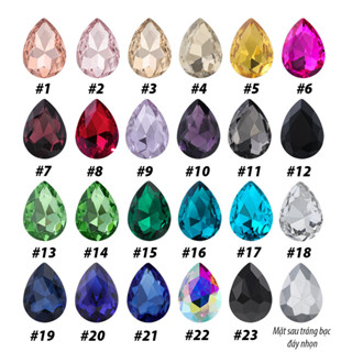   Đá khối  Hạt Đá Pha Lê Giọt Nước Lấp Lánh Trang Trí Ốp Điện Thoại Đồ Trang Sức Quần Áo Giày Dép Túi Xách DIY DGN1 