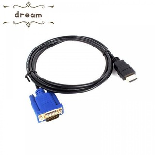 Cáp HDMI Sang VGA Đen D-SUB Cáp HDMI Dây 1.5m Mã Cáp HDMI VGA