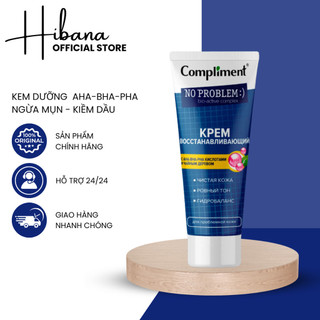  Kem Dưỡng Da Dầu Mụn Compliment No Problem AHA BHA PHA 50ML 