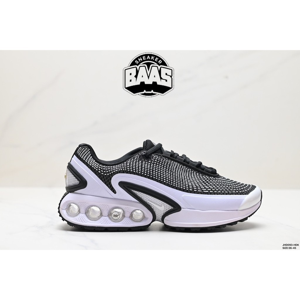 （100% Auth ）Giày Thể Thao Nam Nữ *_Nike_AirMax Dn / White Black