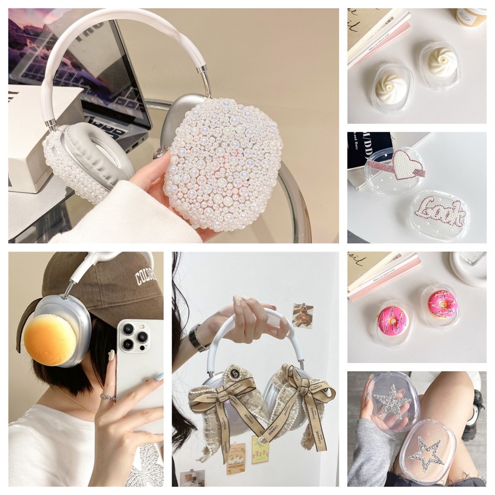 Ốp lưng mềm sáng tạo bền bỉ cho AirPods Max TPU Skin Vỏ tai nghe AirPods Max Cover