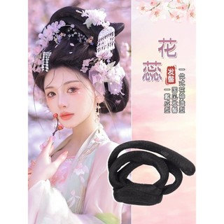 búi tóc gia cổ trang hanfu chụp concept studio đóng phim - TOC31