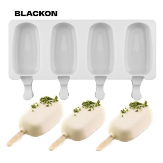 BLACKON Silicone Làm Kem Que 4/8 Ngăn Tiện Dụng