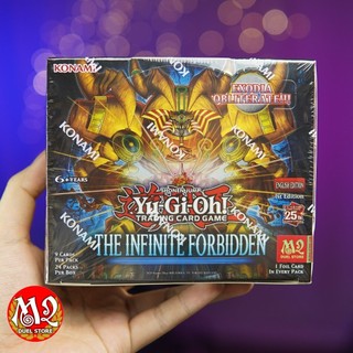 Hộp thẻ bài yugioh tcg the infinite forbidden booster box - info - chính hãng konami - anh quốc uk