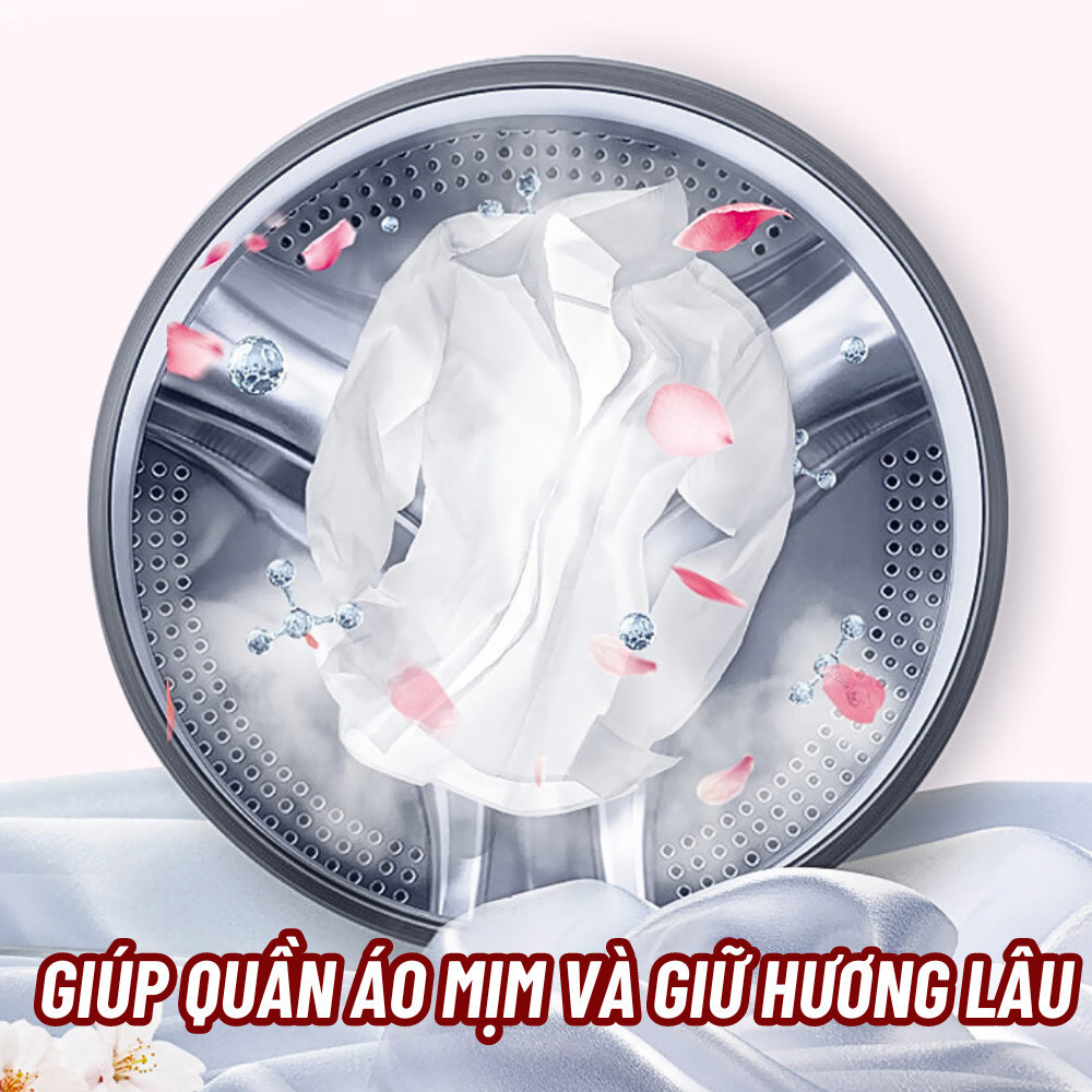 Combo 40 Viên Giặt Thơm Quần Áo 5IN1 Làm Mền, Giặt Sạch, Khử Khuẩn tới 99%, Lưu Hương 72 Giờ [SHOP RẺ HN]