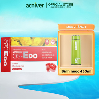 Viên Uống Bổ Sung Vitamin E Hỗ Trợ Chống Oxy Hoá, Bảo Vệ Da, Cải Thiện Tình Trạng thiếu Vitamin E Hộp 30 Viên