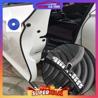 cuộn 15 mét Nẹp viền chữ U cao su lõi thép trang trí và chống xước nẹp viền cánh cửa ô tô