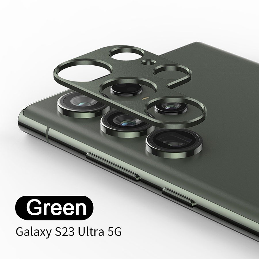 Miếng Kim Loại Bảo Vệ Camera Samsung Galaxy S23/ S23 Plus/ S23 Ultra - HỢP KIM NHÔM, Ốp viền camera 