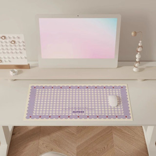 Checkerboard Da Bàn Thảm Chống Thấm Nước Và Chống Dầu Bàn Phím Chuột Miếng Lót Bàn Bảo Vệ Chống Trơn Trượt