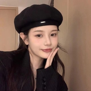 Mũ nồi đơn giản mùa thu dành cho nữ Nhật Bản Mũ sơn màu trơn