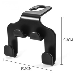 [Mã CLS2404B giảm 30k đơn 99k] Đang Giảm Giá Móc Treo Túi Xách Gắn Ghế Ngồi Xe Hơi Thông Dụng Màu Đen