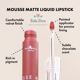 Son kem Italia Deluxe Mousse Matte Liquid Lipstick