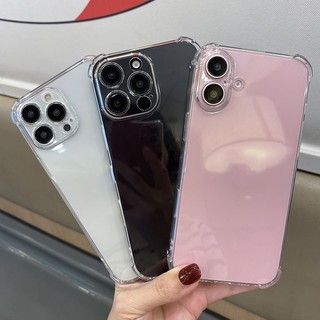 Ốp điện thoại dẻo trong suốt chống sốc cho compatible for Iphone16 15 Pro Max 14 Pro Max 13 Pro max12 11Pro Max  6s+ 7/8+