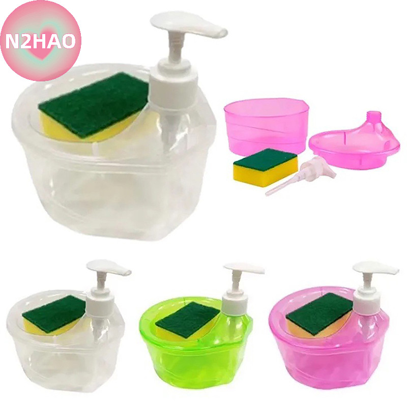 N2hao Hộp đựng xà phòng và giá đỡ máy chà sàn al Hộp đựng nước rửa chén bằng tay 1000ml Hộp đựng xà 
