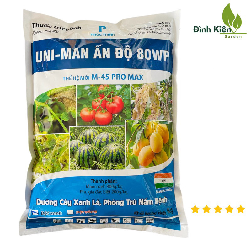 MANCOZEB XANH - UNI MAN ẤN ĐỘ (gói 1kg)