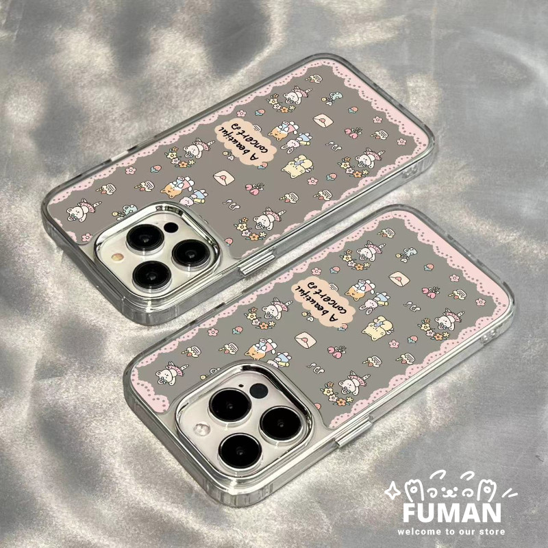 Ốp Gương Thỏ Dễ Thương Phong Cách Hàn Quốc Tương Thích Cho Huawei Pura 70 Pro Plus Ultra P60 P50 P40