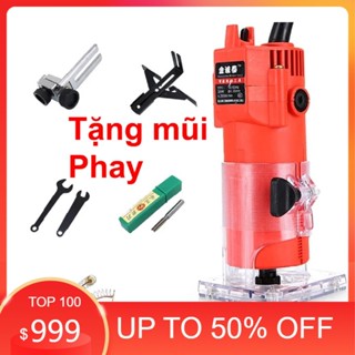 Máy phay gỗ cầm tay - Mini điện áp 220v