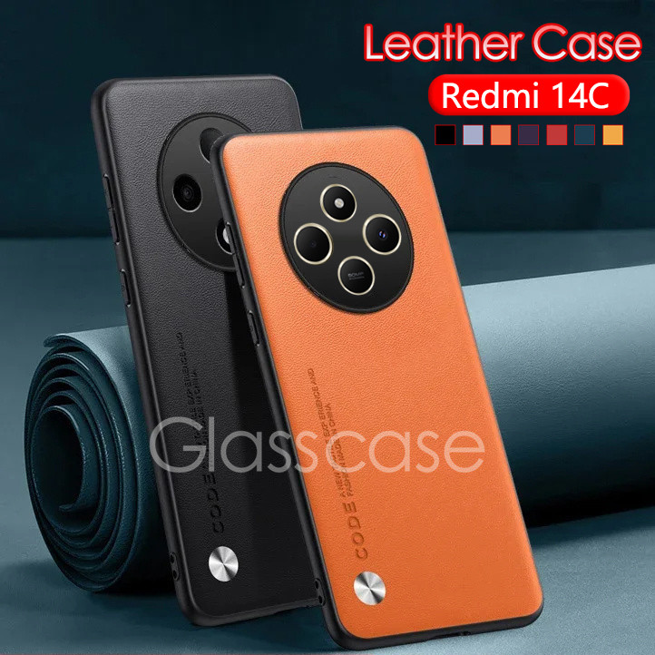 Ốp Lưng Cho Redmi 14C 13C Redmi14C 14 C Redmi13C 13 C 4G 5G 2024 Da Trơn Vỏ Điện Thoại Kết Cấu Silicon Mềm Chống Sốc Vỏ Bảo Vệ Chống Trầy Xước Ốp Lưng