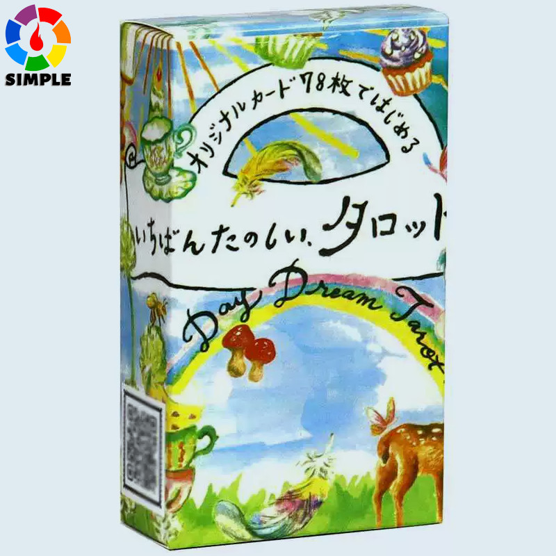 Day Dream Tarot 10.3*6cm 78 Pcs Cards Rider System Cartoon Hand-drawn Themed Cards Indie Art Whimsic