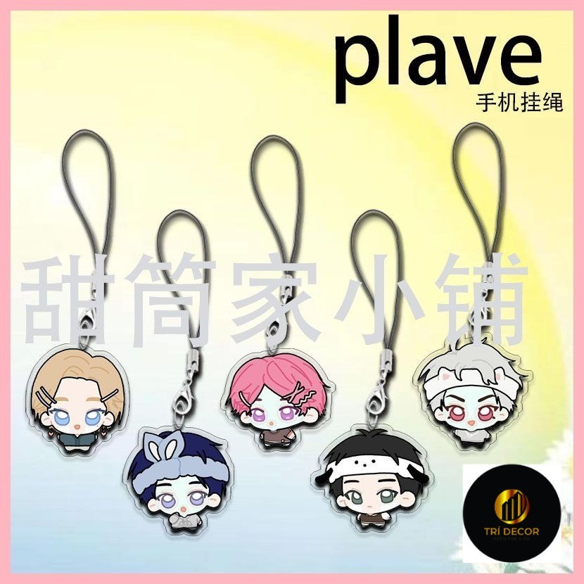 Plave NOAH YEJUN BAMBY EUNHO HAMIN Nhóm thần tượng ảo PLAVE Hàng hóa Dây chuyền điện thoại di động P